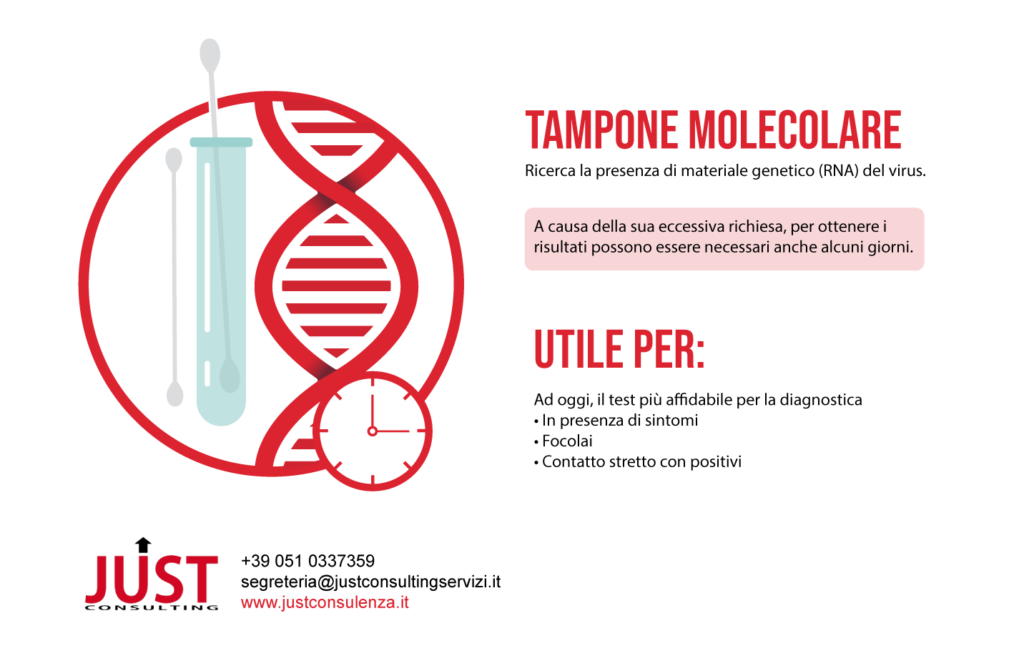 Infografica tampone molecolare