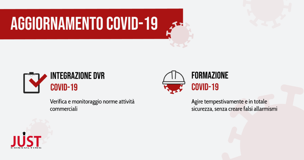 Infografica formazione e DVR Covid