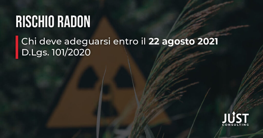 Rischio Radon, D.Lgs. 101/2020, obblighi, ambiente e sicurezza