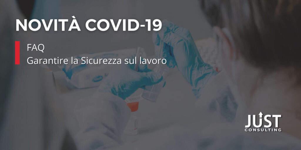 novità covid-19, sicurezza sul lavoro covid-19, tamponi in azienda