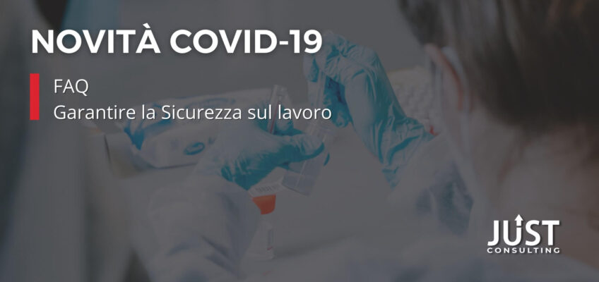 novità covid-19, sicurezza sul lavoro covid-19, tamponi in azienda