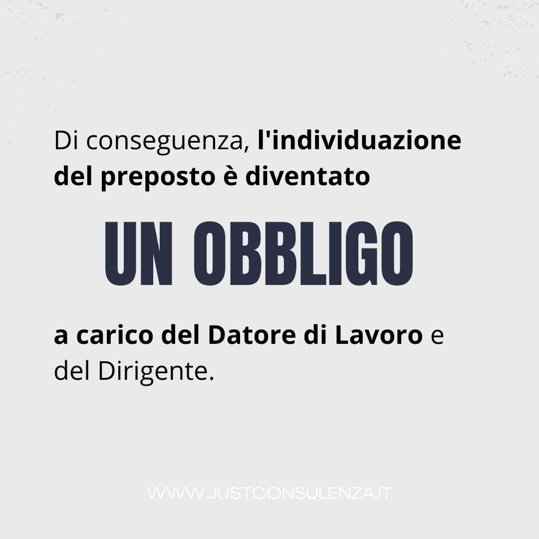 figura del preposto, obblighi sicurezza sul lavoro a Bologna, modena, Ferrara, emilia-romagna