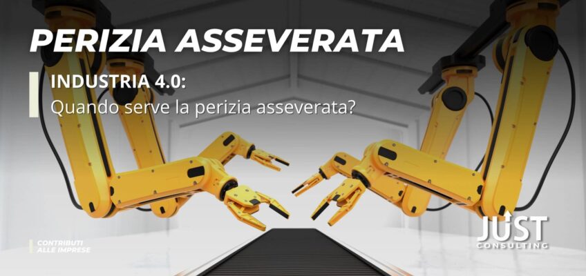Perizia asseverata industria 4.0 e credito di imposta