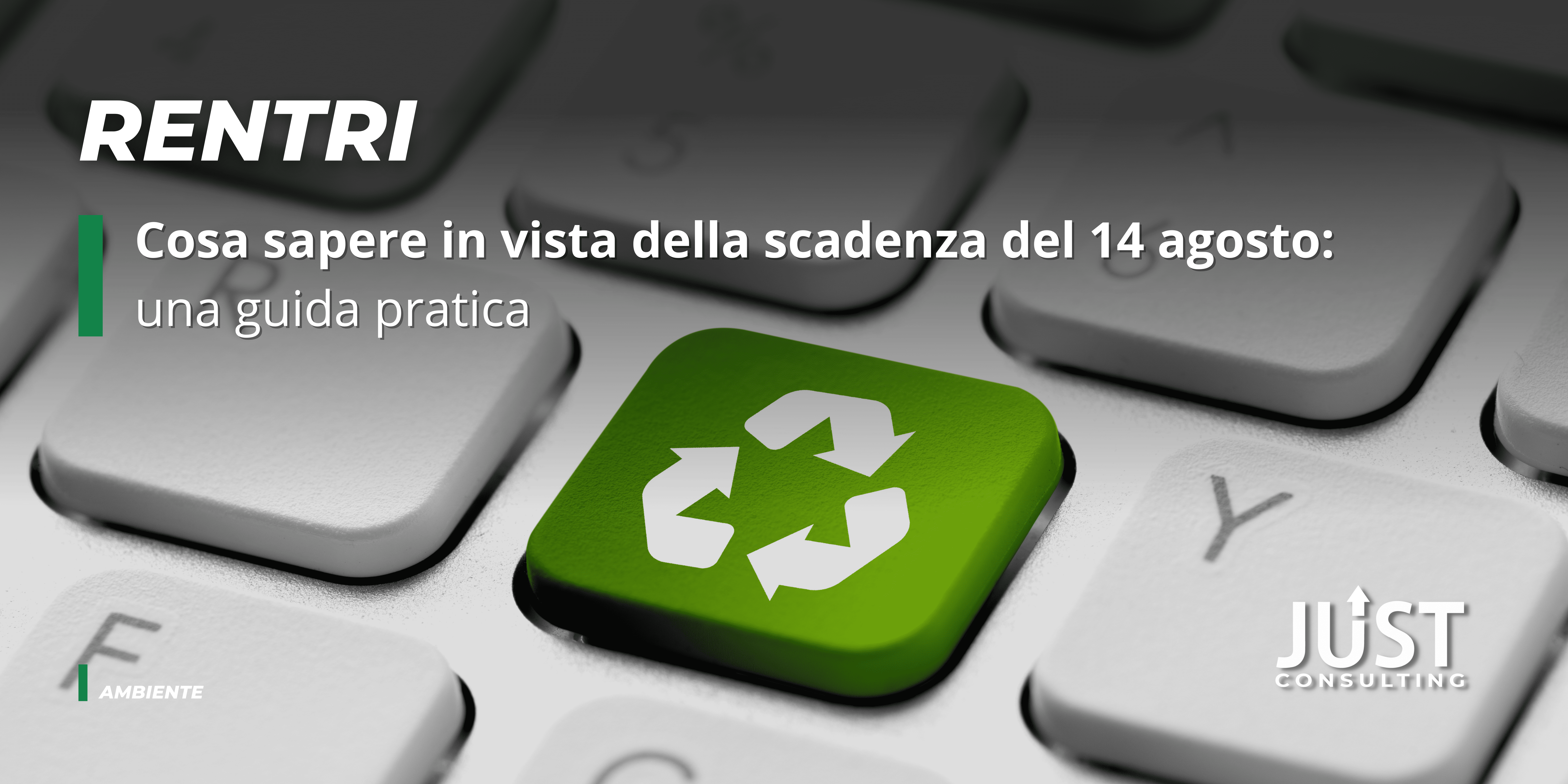 Gestione rifiuti: RENTRI scadenza 14 agosto