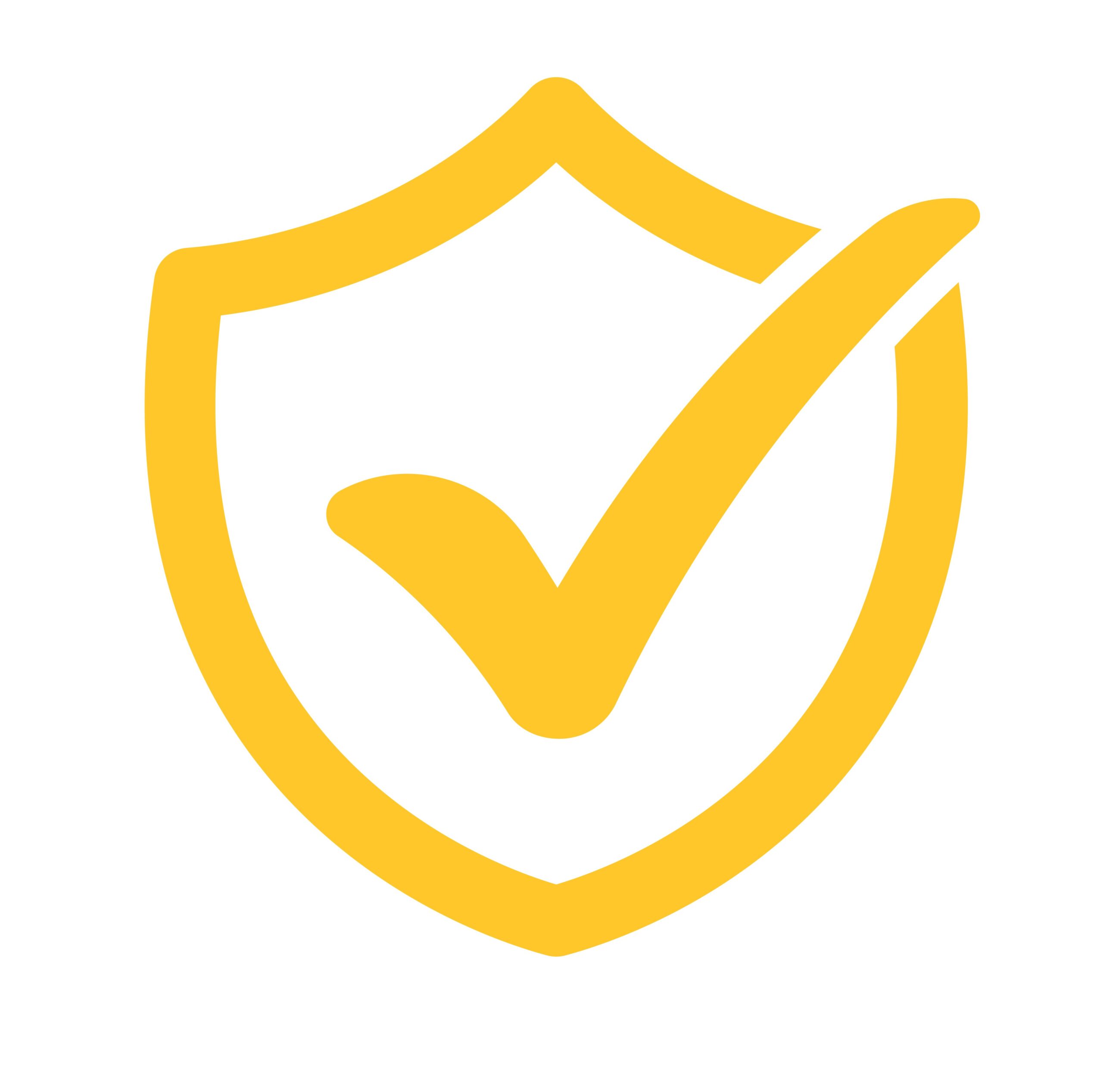 Check Mark Shield Split Multiple Colours